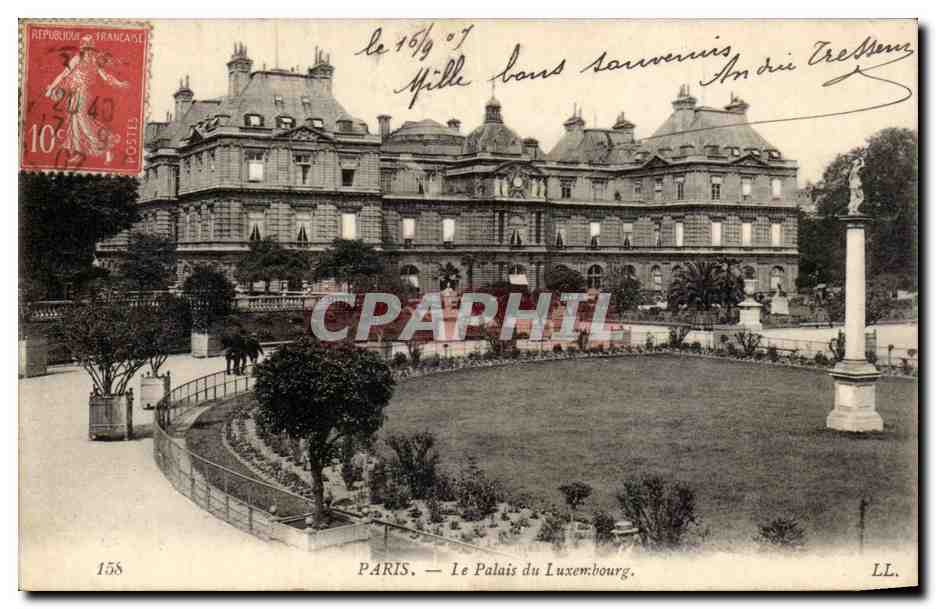 Paris CPA Palais du Luxembourg