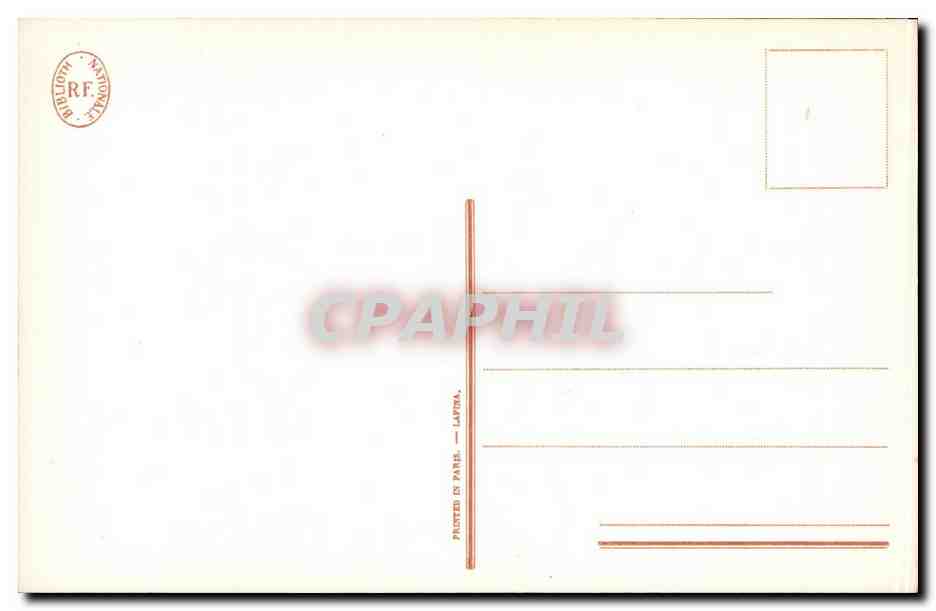 CPA Bibliotheque nationale Les confidences Le Lingee Freudeberg Monument du costume — Verso