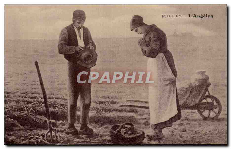 CPA Fantaisie Millet Angelus
