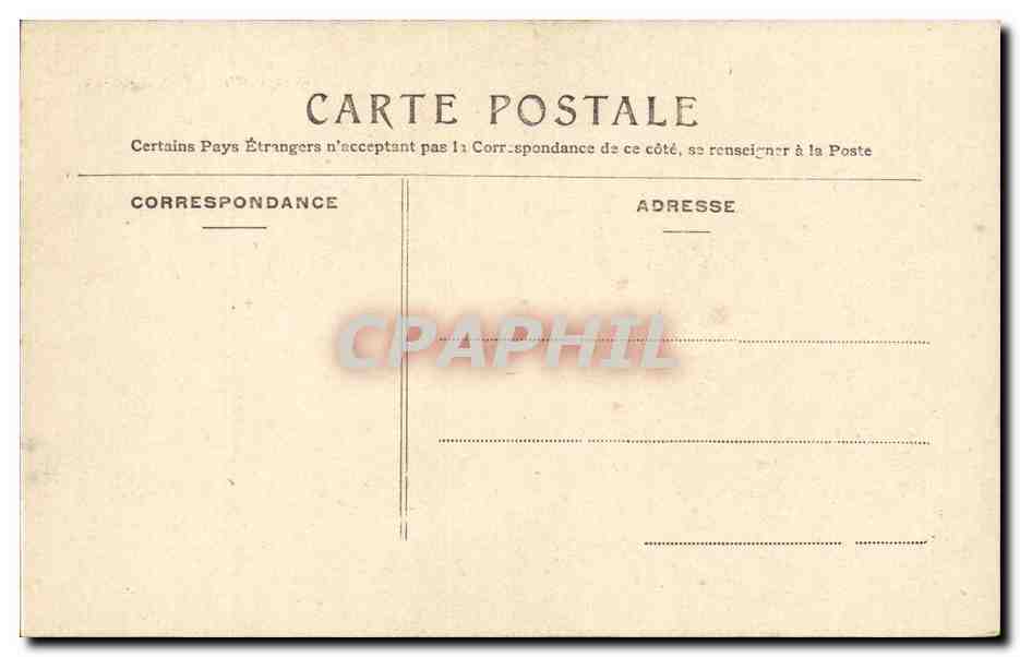 CPA Fantaisie Millet Angelus — Verso