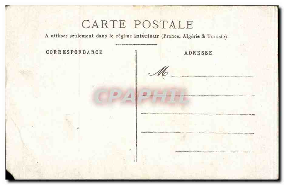 CPA Fantaisie Tente dans le desert  — Rückseite