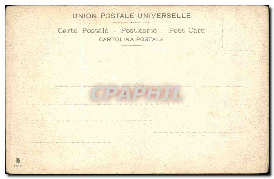 CPA Fantaisie Femme — Rückseite