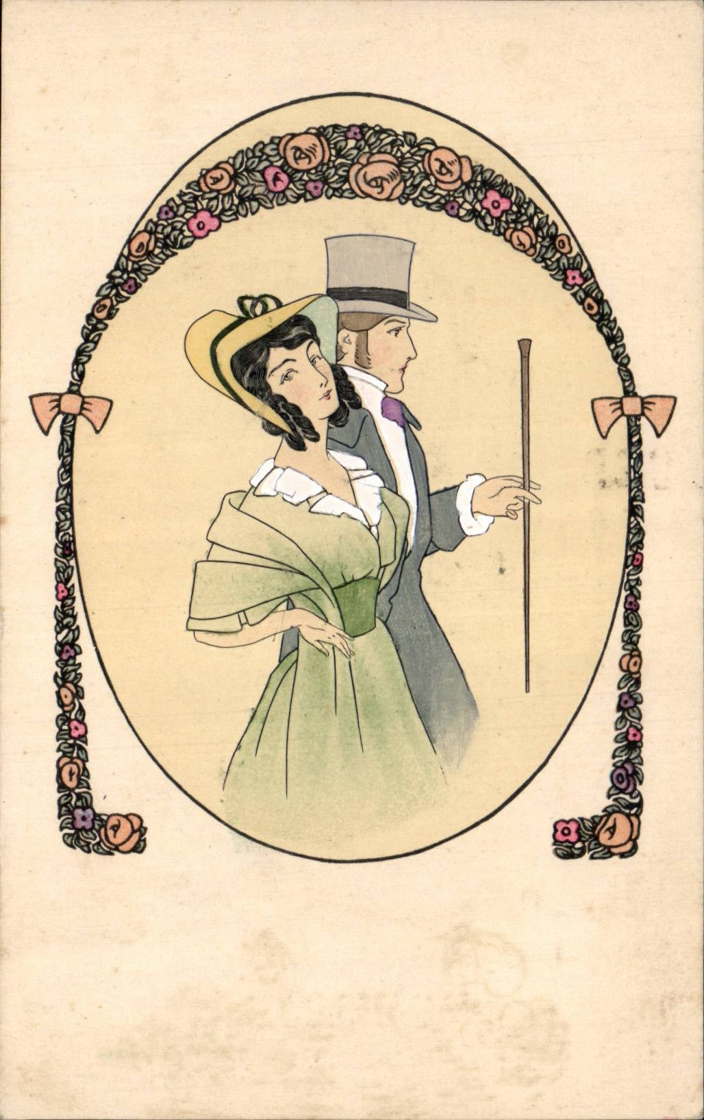 CPA Fantaisie Femme 