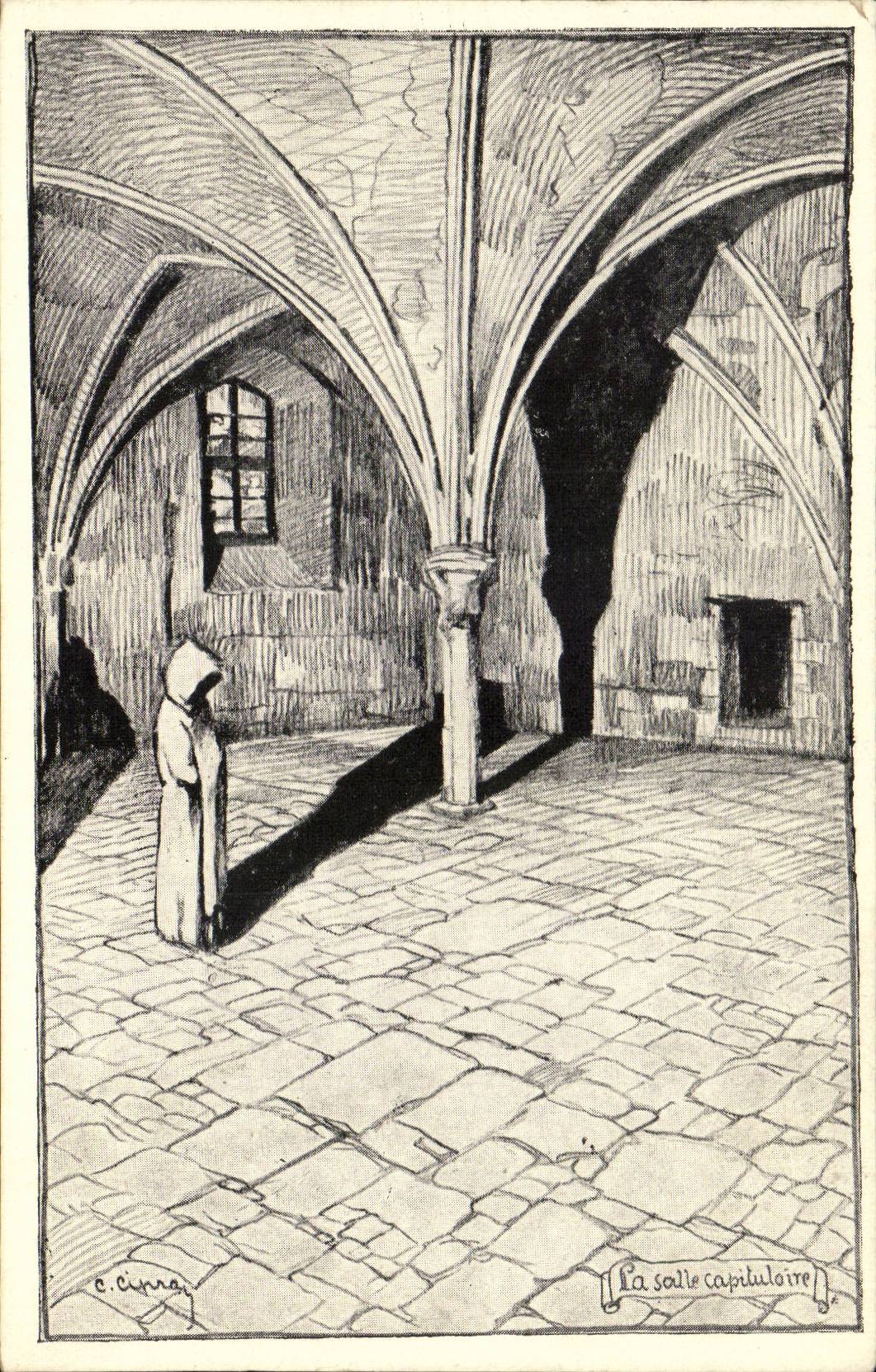 CPA La salle capitulaire la Charite sur Loire
