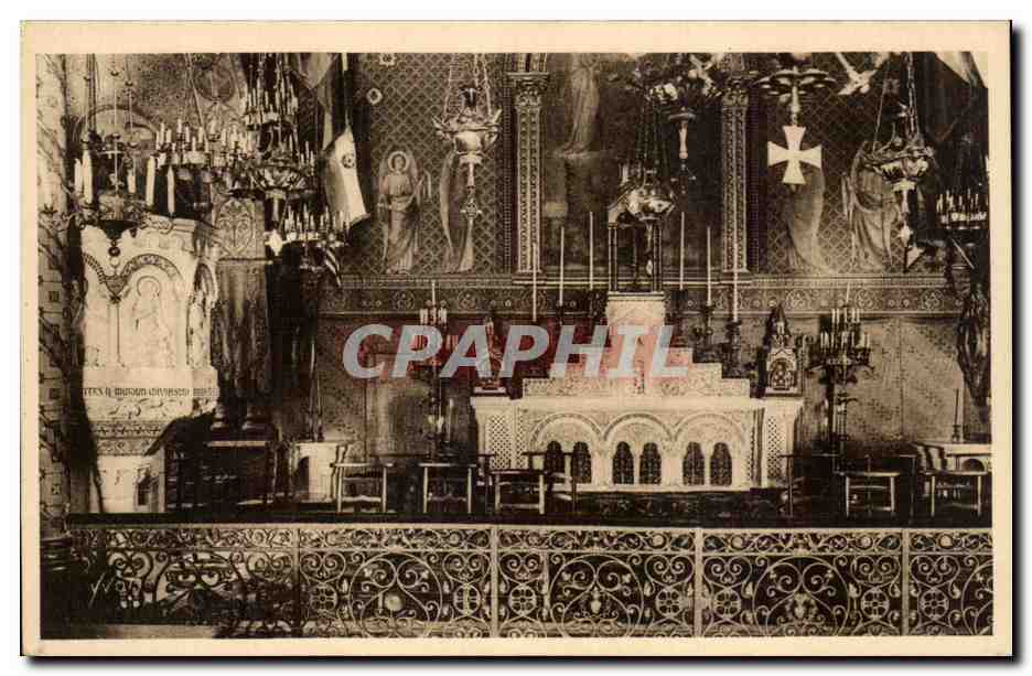 CPA Paray le Monial Interieur de la chapelle du monastere de la visitation Le maitre autel