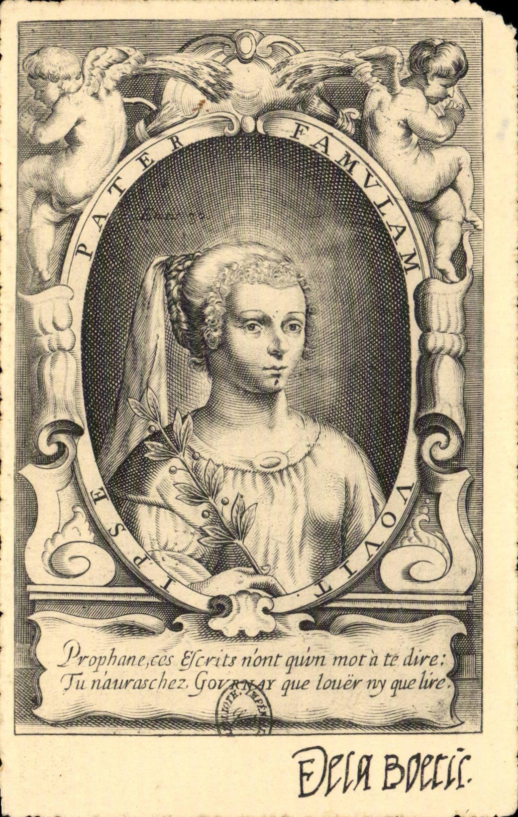 CPA Montaigne en images Les amis de Montaigne mlle de Gournay