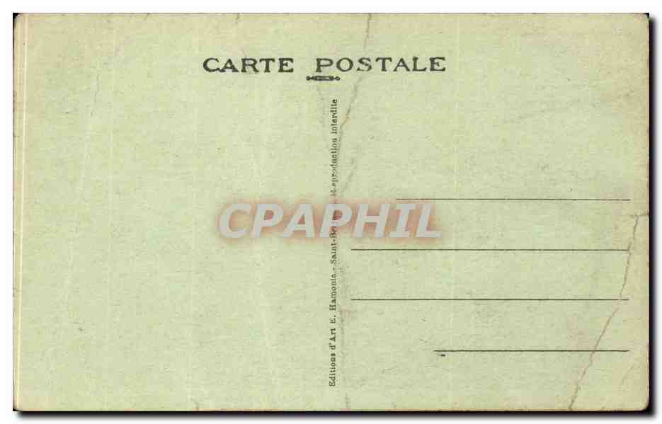 Fontaine sacrée au Chevet de la Basilique Notre-Dame de Folgoët — Série 5297 — Éditions d'Art E. Hamonia, Saint-Hamond — Verso