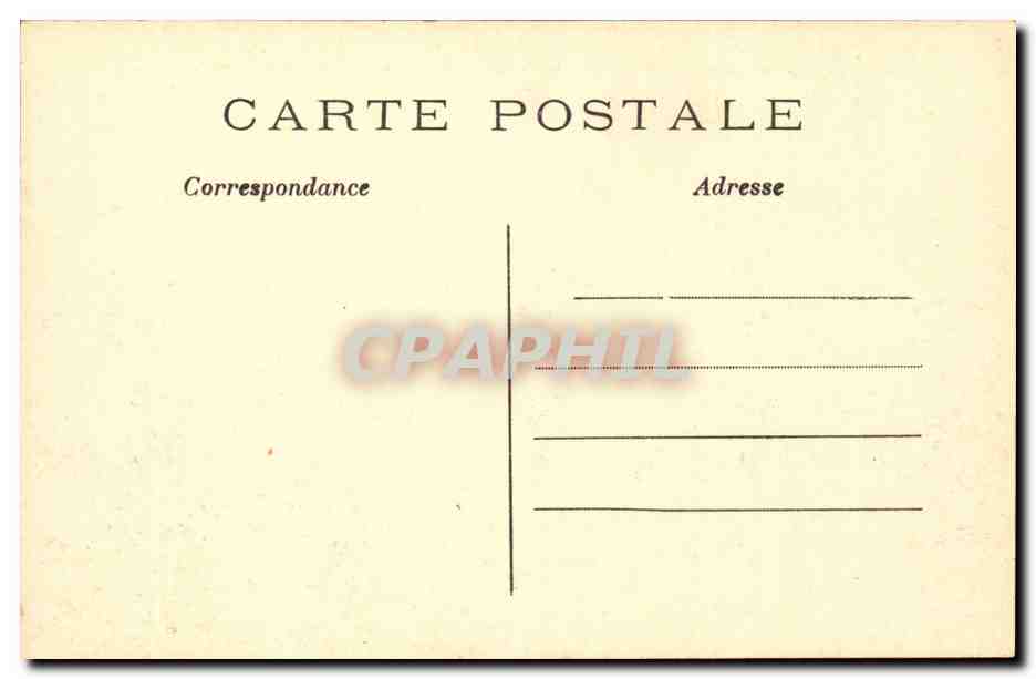 Paris CPA Place du Carrousel et le Louvre — Rückseite