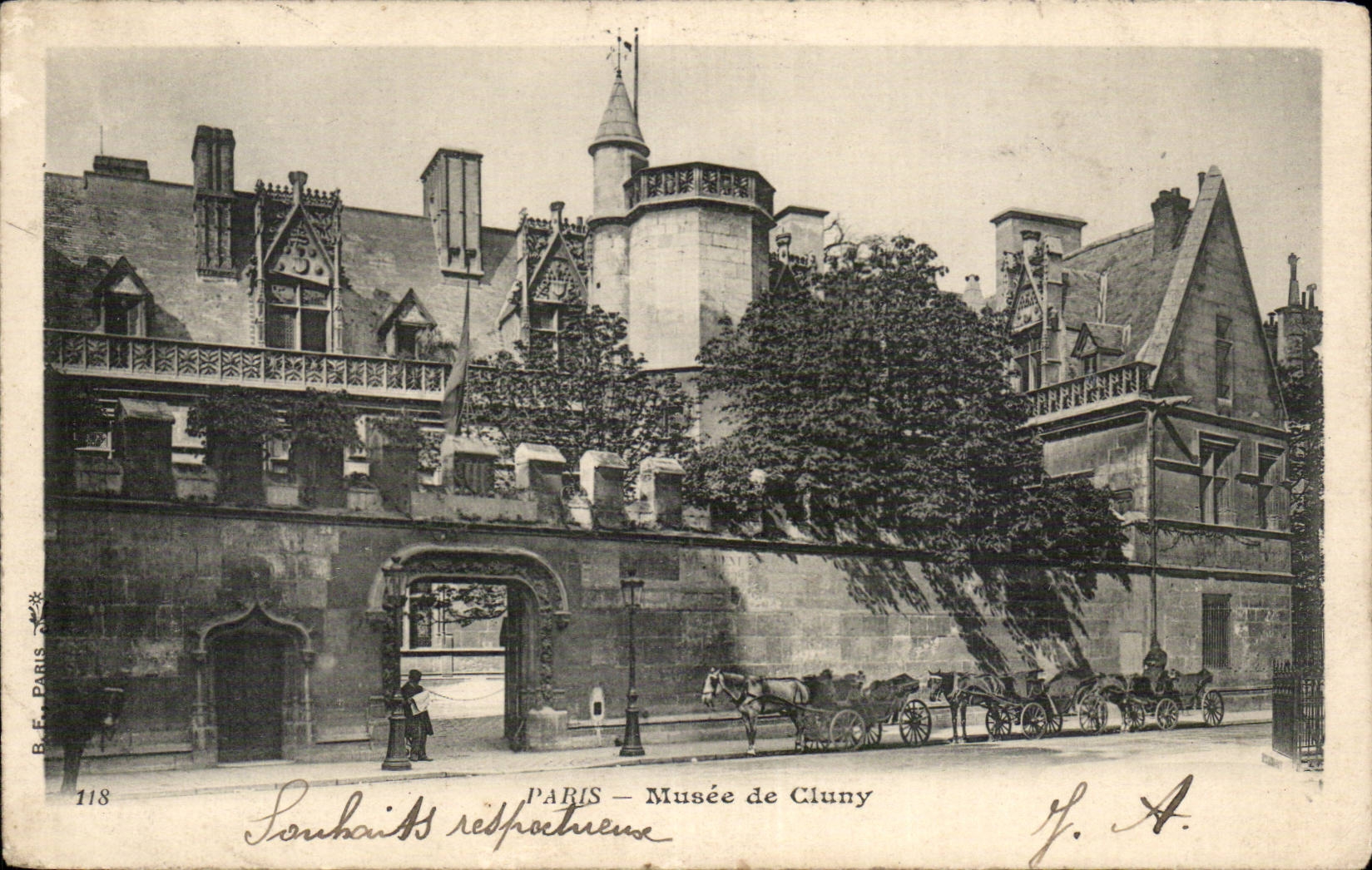 CPA Paris Musee de cluny