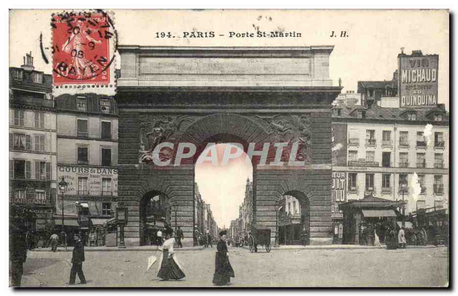 CPA Paris Porte Saint martin