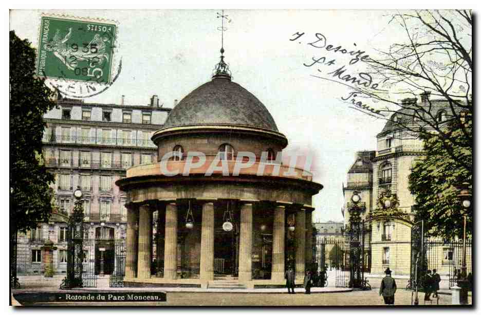 CPA Paris Parc Monceau