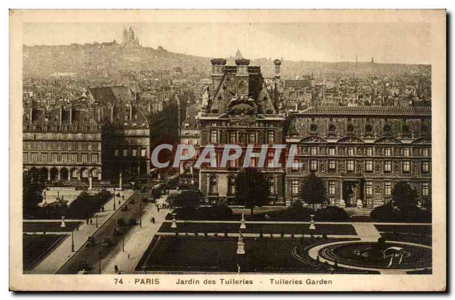 CPA Paris Jardin des Tuileries