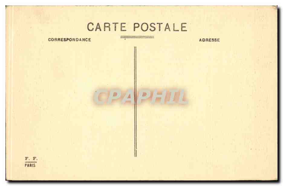 CPA Paris Jardins de l'avenue du Bois — Rückseite