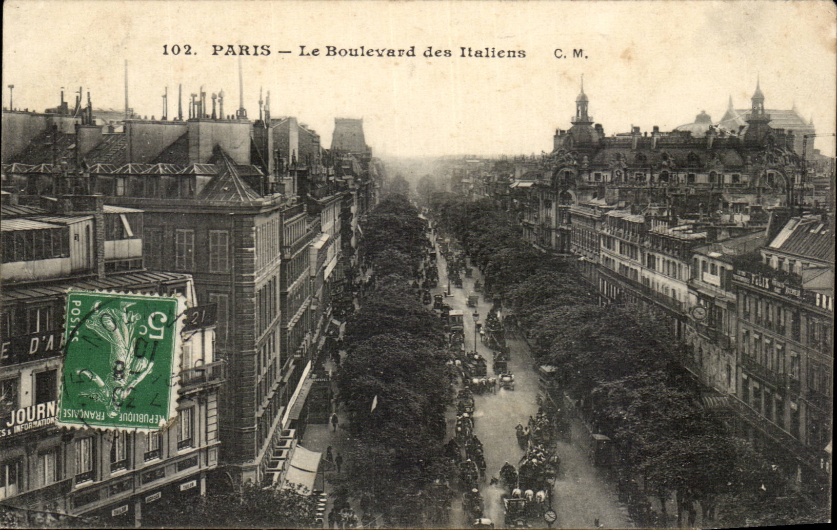 CPA Paris Boulevard des italiens