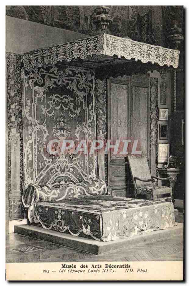CPA Paris Musee des Arts decoratifs Lit
