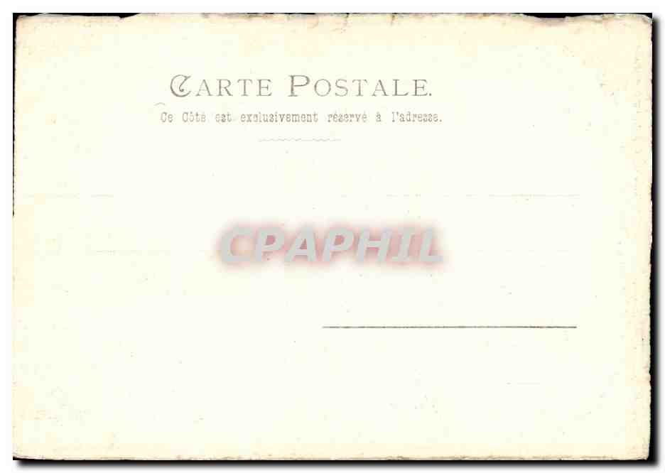 CPA Fantaisie Femme — Rückseite