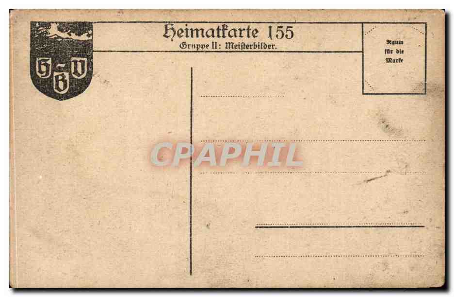 CPA Fantaisie Femme  — Rückseite