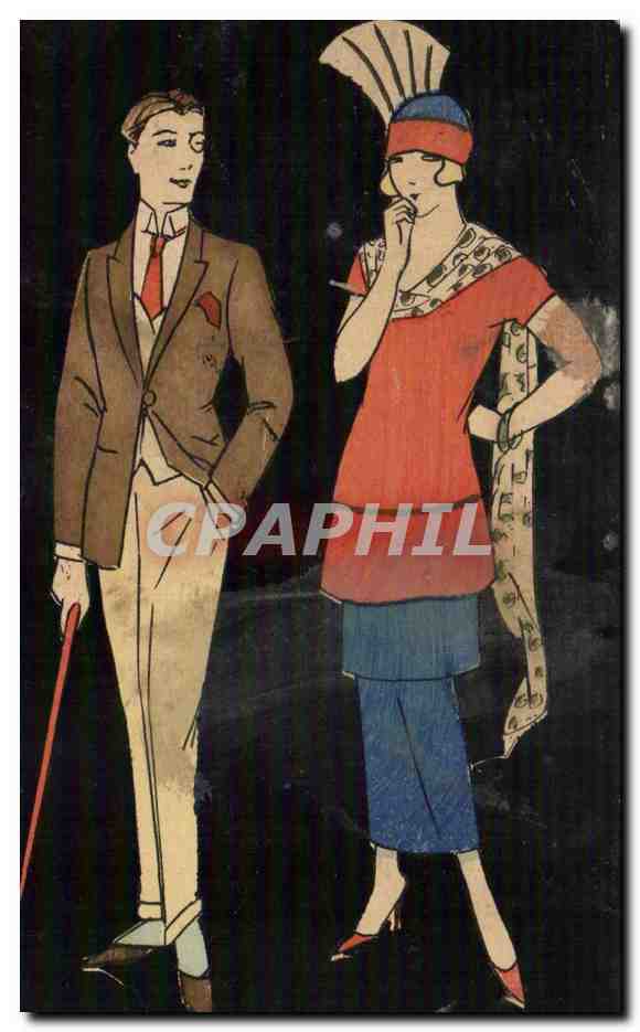 CPA FAntaisie Femme Belle epoque