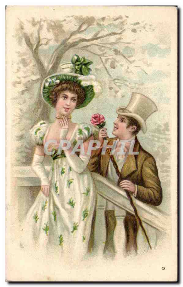 CPA FAntaisie Femme 