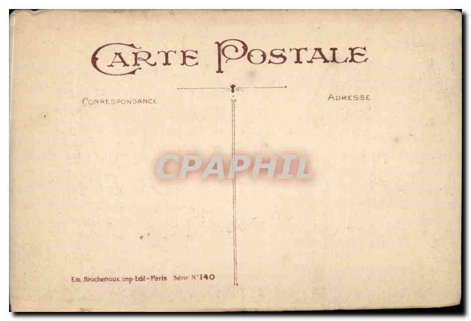 CPA Fantaisie Femme Bonne annee — Verso