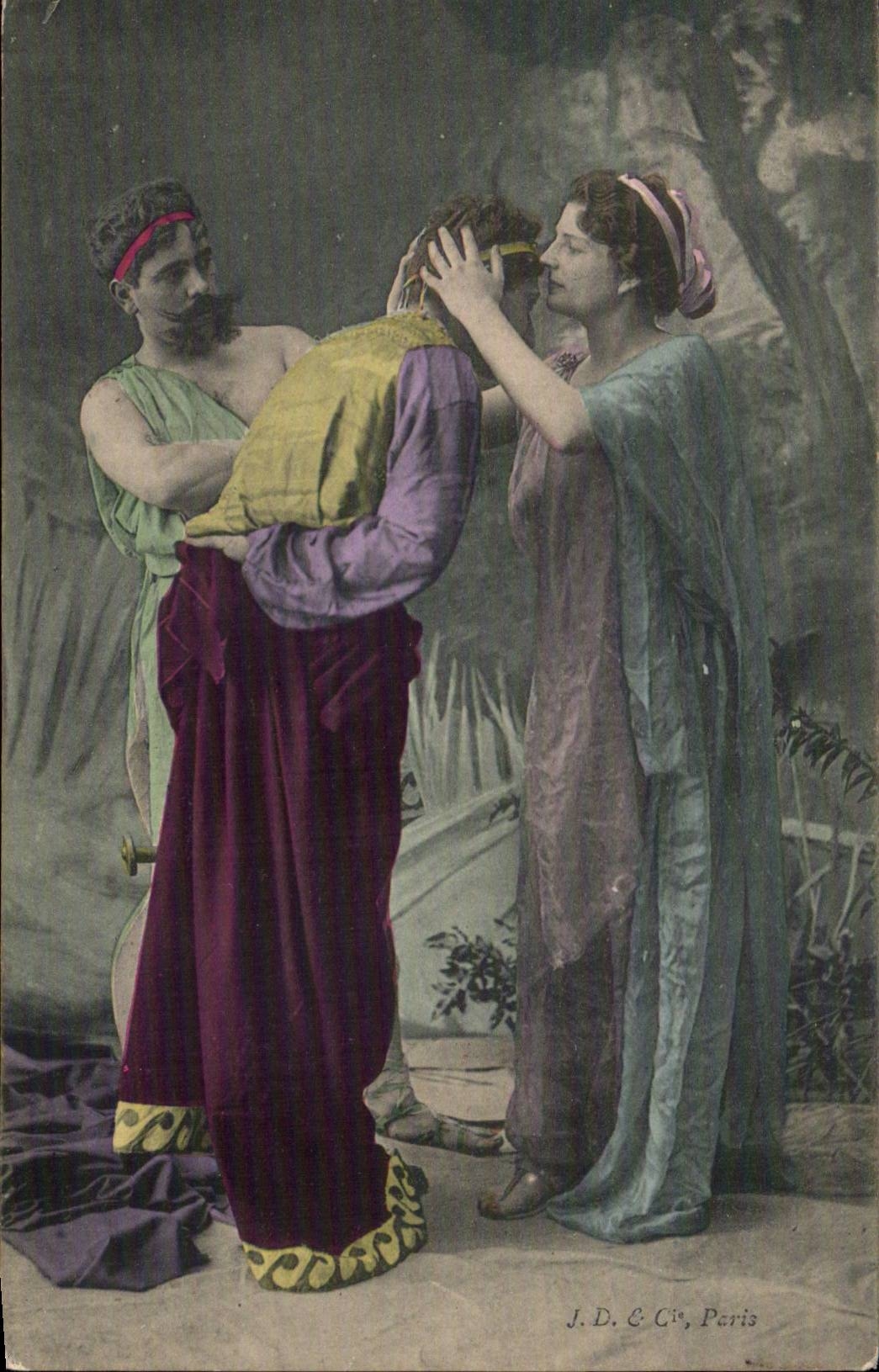 CPA Fantaisie Femme 