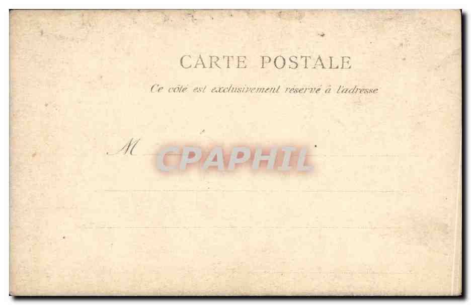 CPA Fantaisie Femme  — Verso
