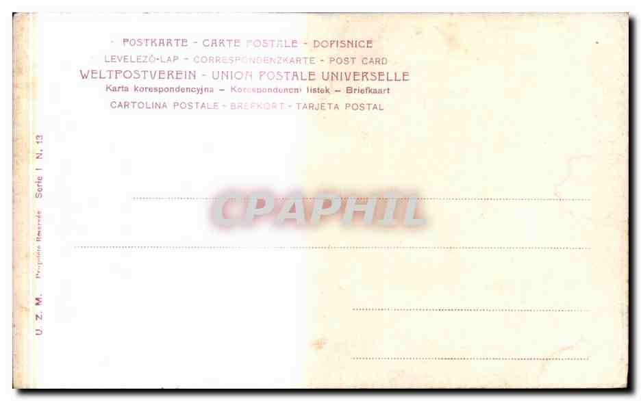 CPA Fantaisie Paysage — Rückseite