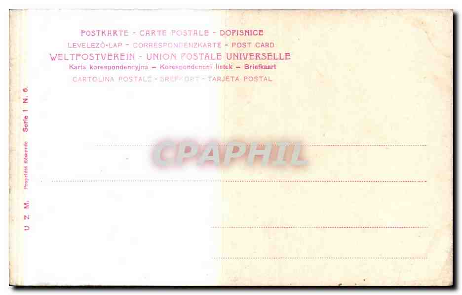 CPA Fantaisie Paysage  — Verso