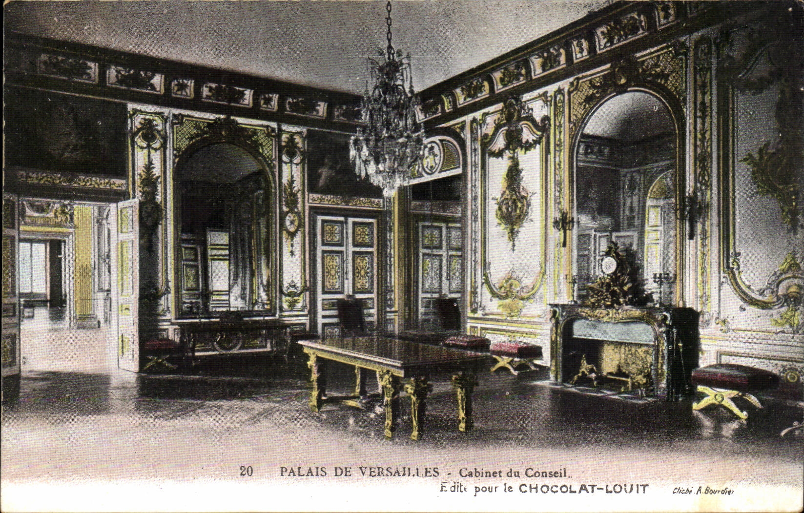 Versailles CPA Palais Cabinet du conseil