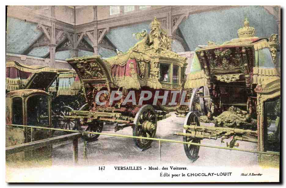 Versailles CPA Musee des voitures 