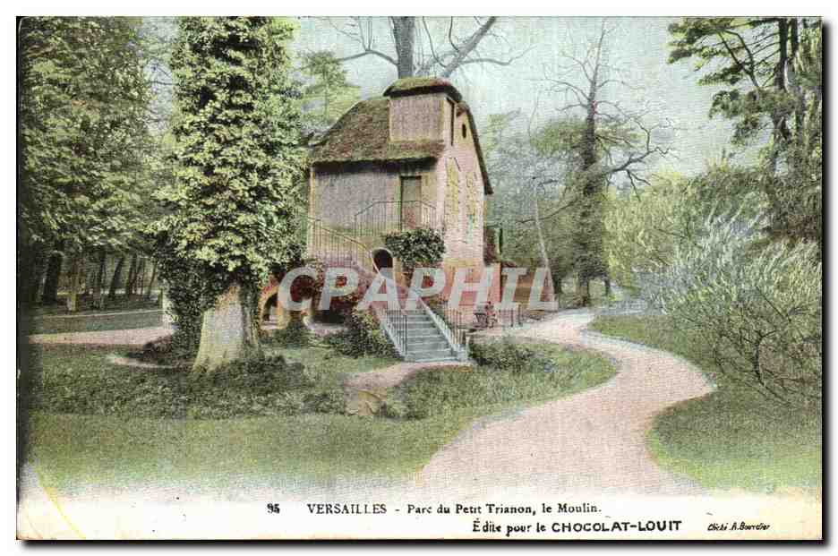 Versailles CPA Parc du petit TRianon Le moulin