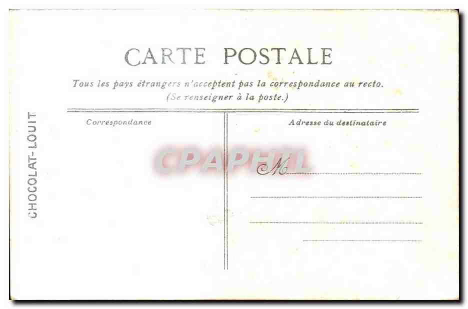 Versailles CPA Parc du petit TRianon Le moulin — Verso