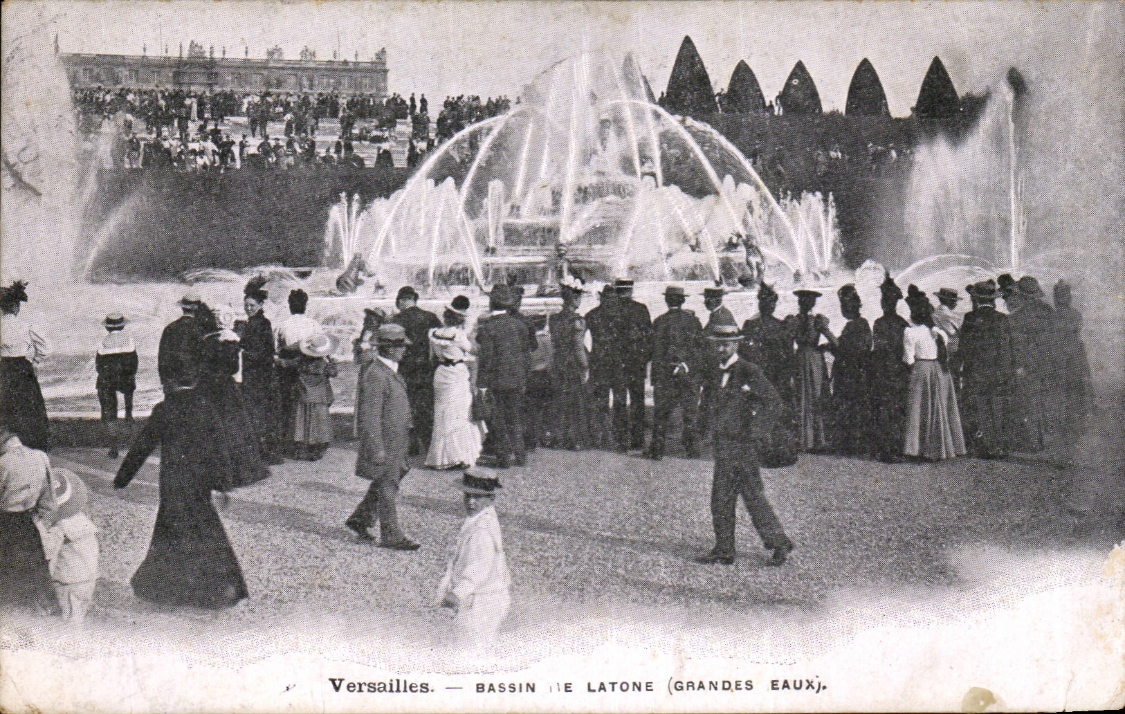 Versailles CPA Baassin de Latone (grandes eaux )