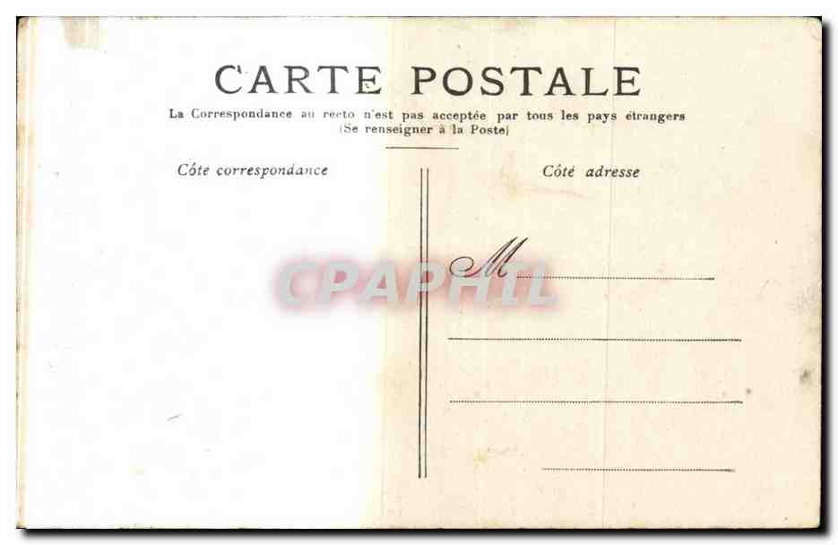 CPA Paris Buttes Chaumont Allee pittoresque — Rückseite