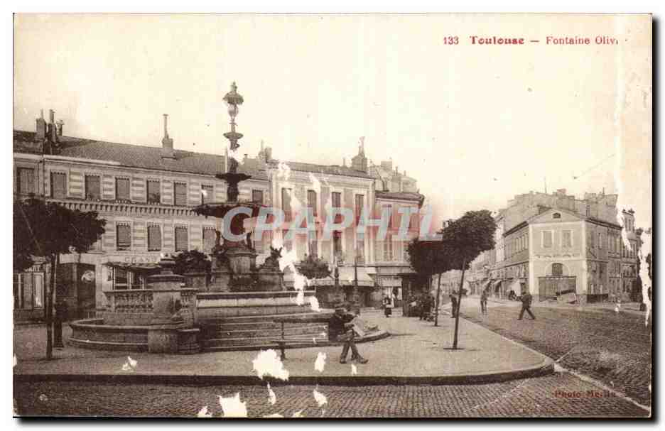Toulouse — Fontaine Olivi — Photo Melle