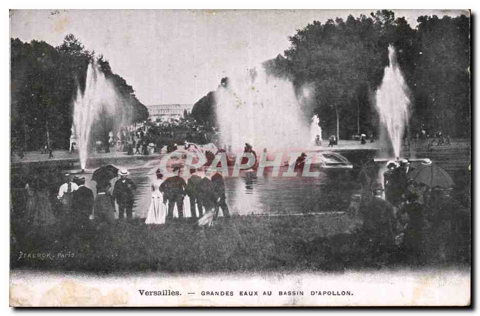 Versailles — Grandes eaux au Bassin d'Apollon — Staerck, Paris