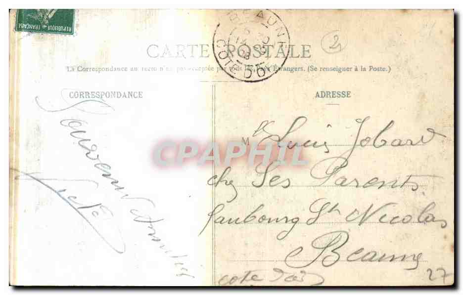 Mont-St-Jean - Cofret de Ste-Pélagie (XVIe siècle) - Renaissance - Imp. Daudet-Leclerc, A. Duciel, successeur — Rückseite