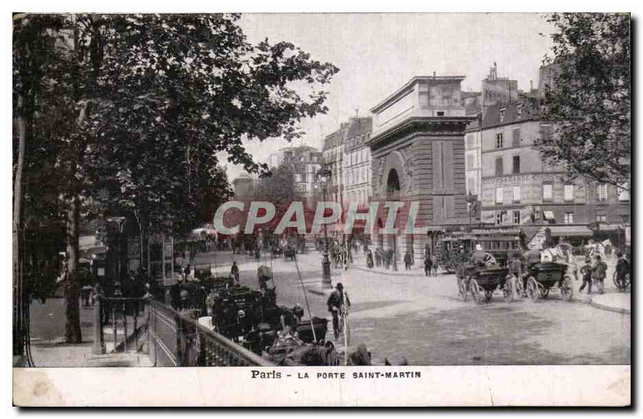 Paris CPA Porte Saint Martin