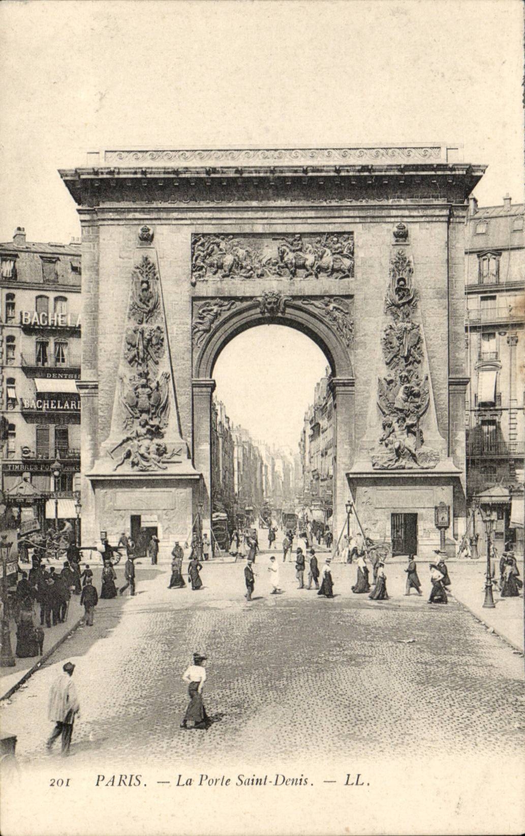Paris CPA Porte Saint Denis