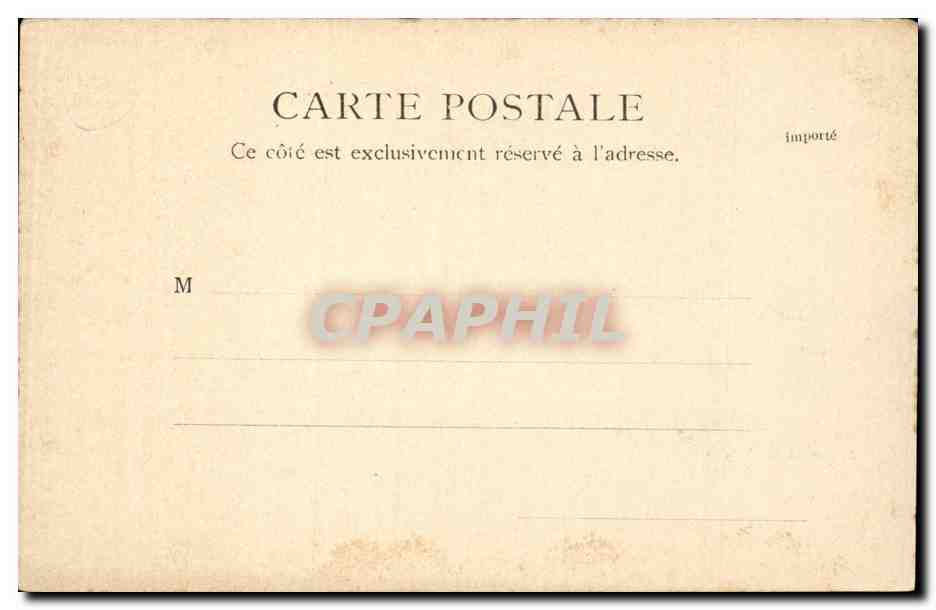 Paris CPA Boulevard des Italiens — Rückseite