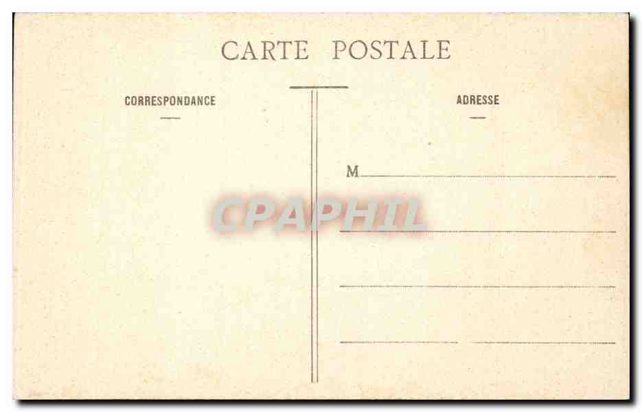 Paris CPA Place de la Bastille et colonne de Juilet — Verso