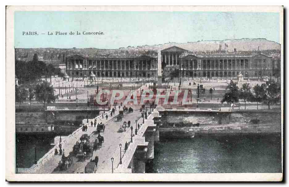 Paris CPA Place de la Concorde