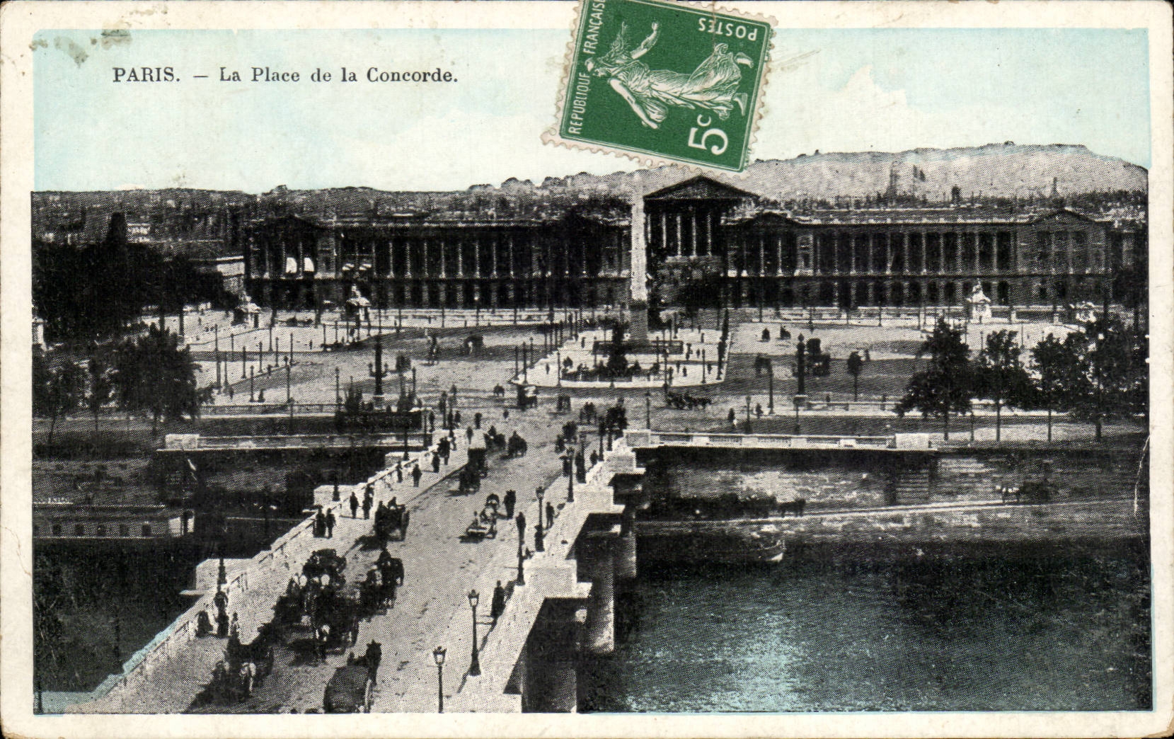 Paris CPA Place de la Concorde