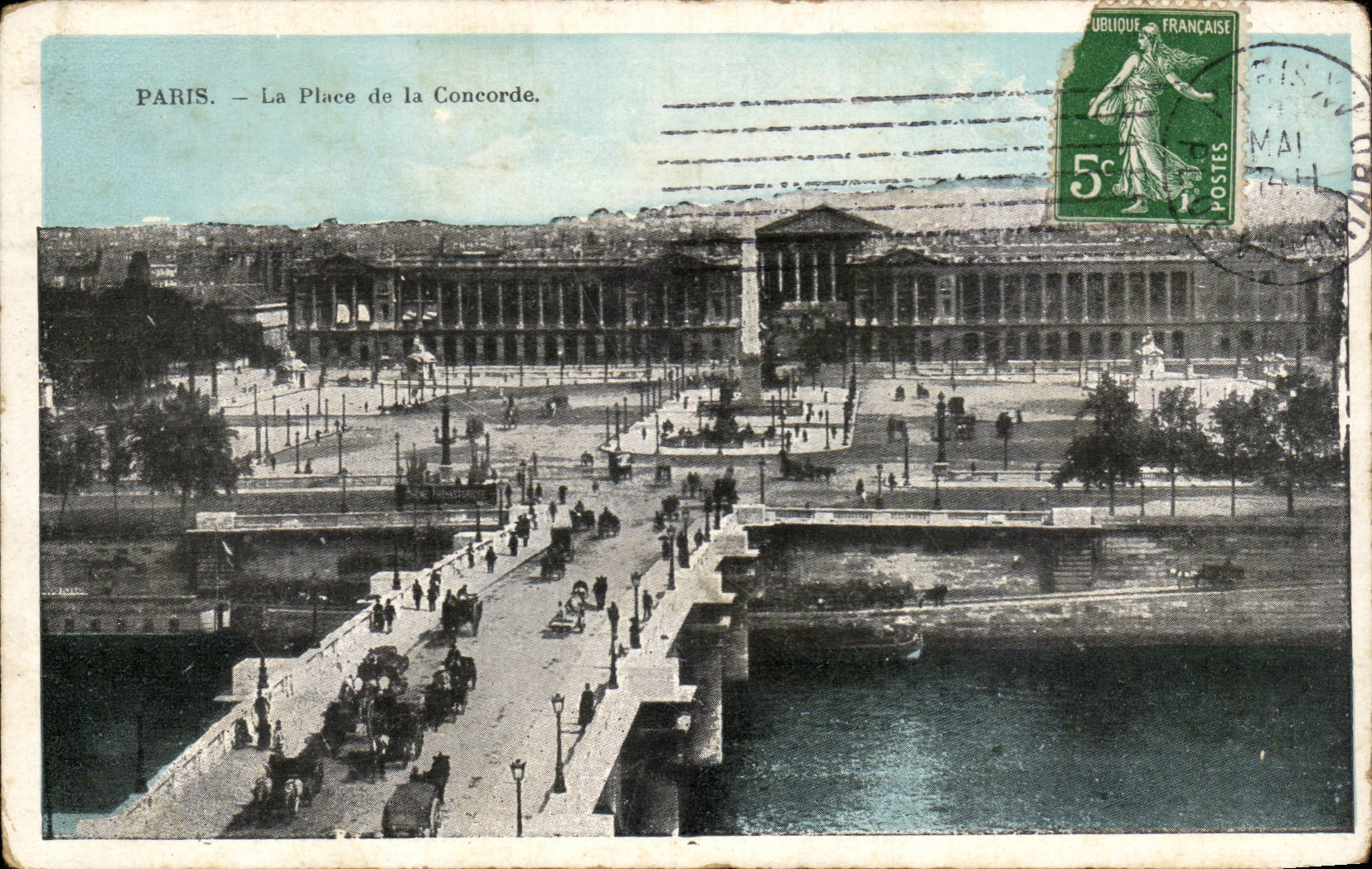 Paris CPA Place de la Concorde