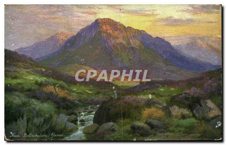 CPA Paysage Montagne Ballachulish near Glencoe