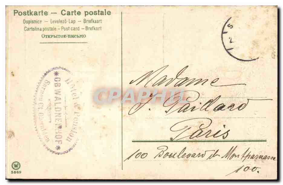 CPA Fantaisie Noel christmas — Rückseite