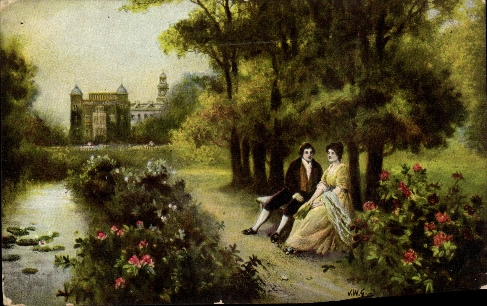 CPA Fantaisie Femme