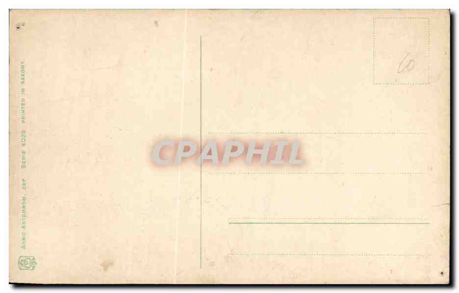 CPA Fantaisie Femme — Verso