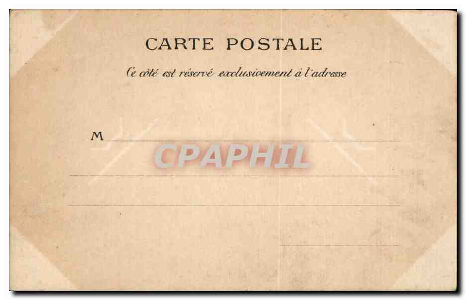 CPA Fantaisie Cheval Horse L'abreuvoir  — Rückseite