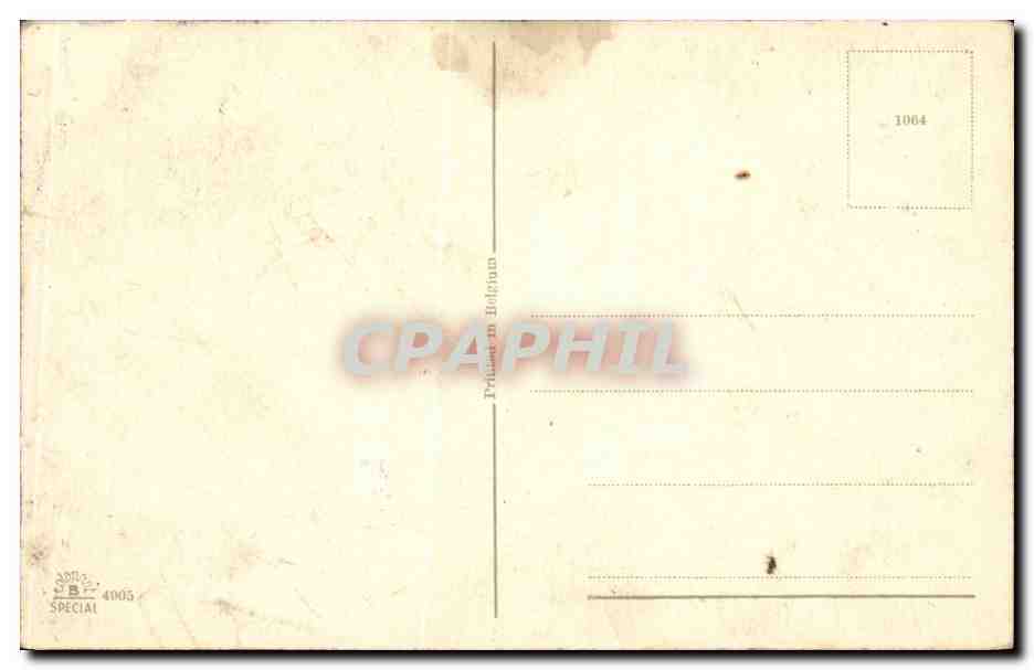 CPA Fantaisie Coq et poule  — Back